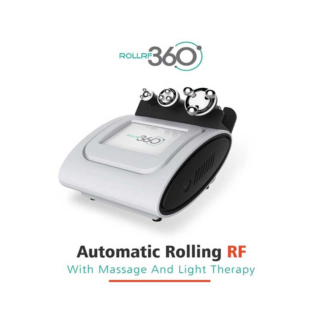 Face Body LED RF Wrinkle Removal Lift Anti Aging Eye Line Whitening Slimming Radiofrequency Tightening 360 Degree Rotation Massage Device