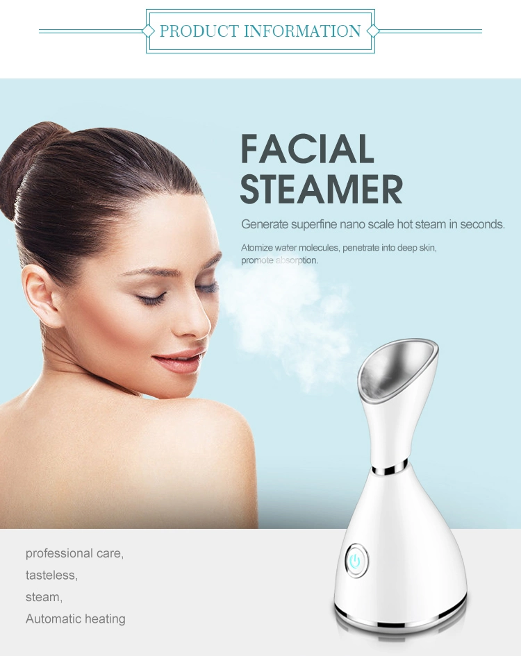 Professional Humidifier Face Nano Mist Sprayer Ionic Facial Steamer